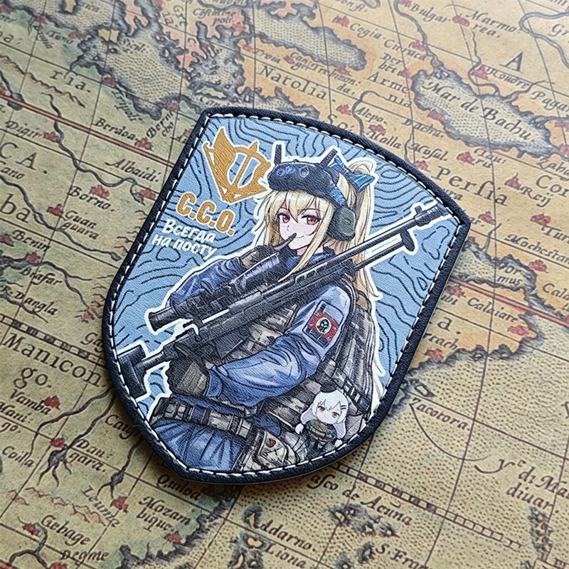 Parche táctico Frontline SV-98 de cuero para brazalete - imagen 3