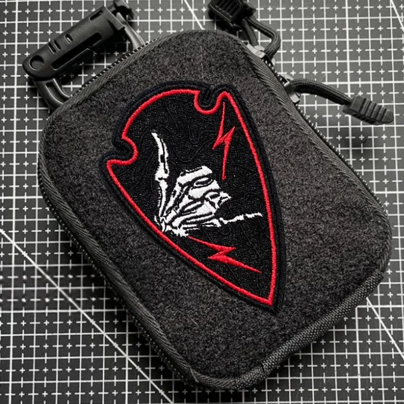 SHAKASPEAR Parche militar bordado insignia moral con velcro - imagen 5