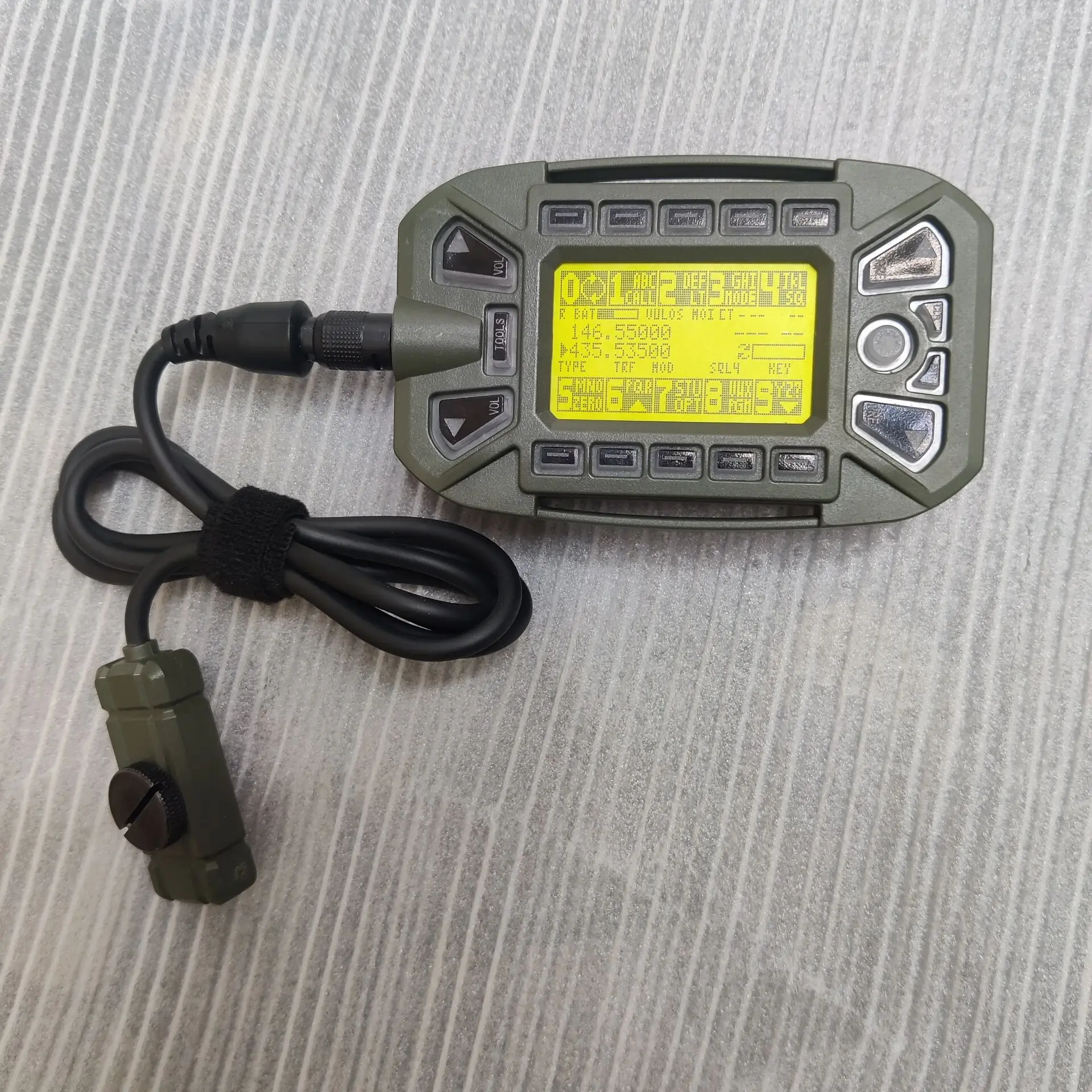 Controlador walkie-talkie táctico PRC152 KDU ficticio para cosplay - imagen 5