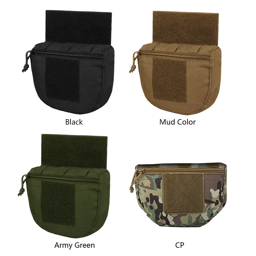 Chaleco táctico MOLLE con riñonera y bolsa expansible - imagen 4