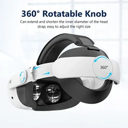Correa ajustable Elite para Oculus Quest 3S compatible con Meta Quest 3