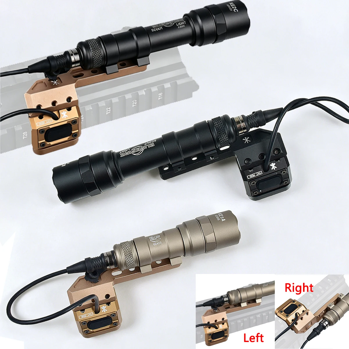 SureFire M300B/M600B Linterna táctica LED con soporte Picatinny - imagen 5