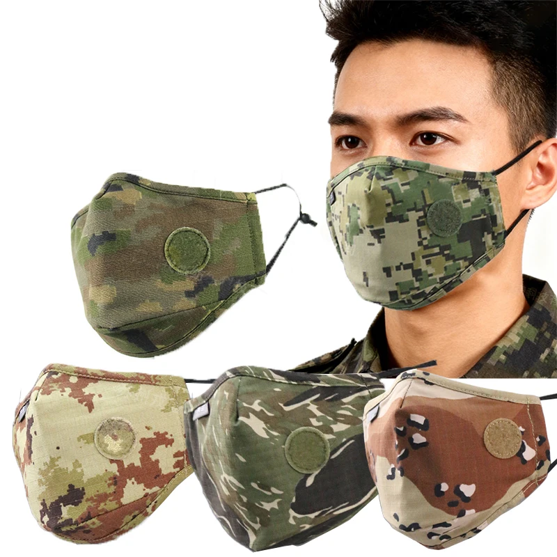 Máscara táctica de camuflaje invierno lavable para caza exterior - imagen 5