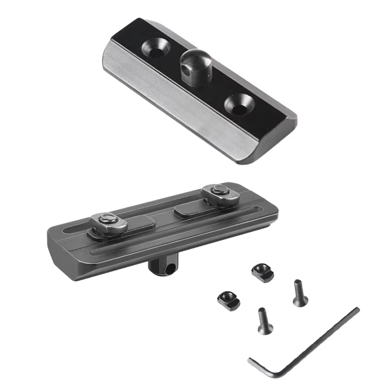 Soporte aluminio prisionero MLOK Harris para caza