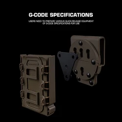 Cinturón táctico G-CODE base para funda y accesorios MOLLE