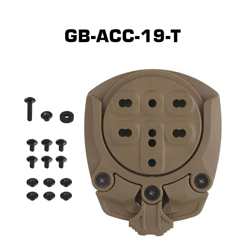 Kit de desconexión rápida Molle 360° para caza paintball airsoft