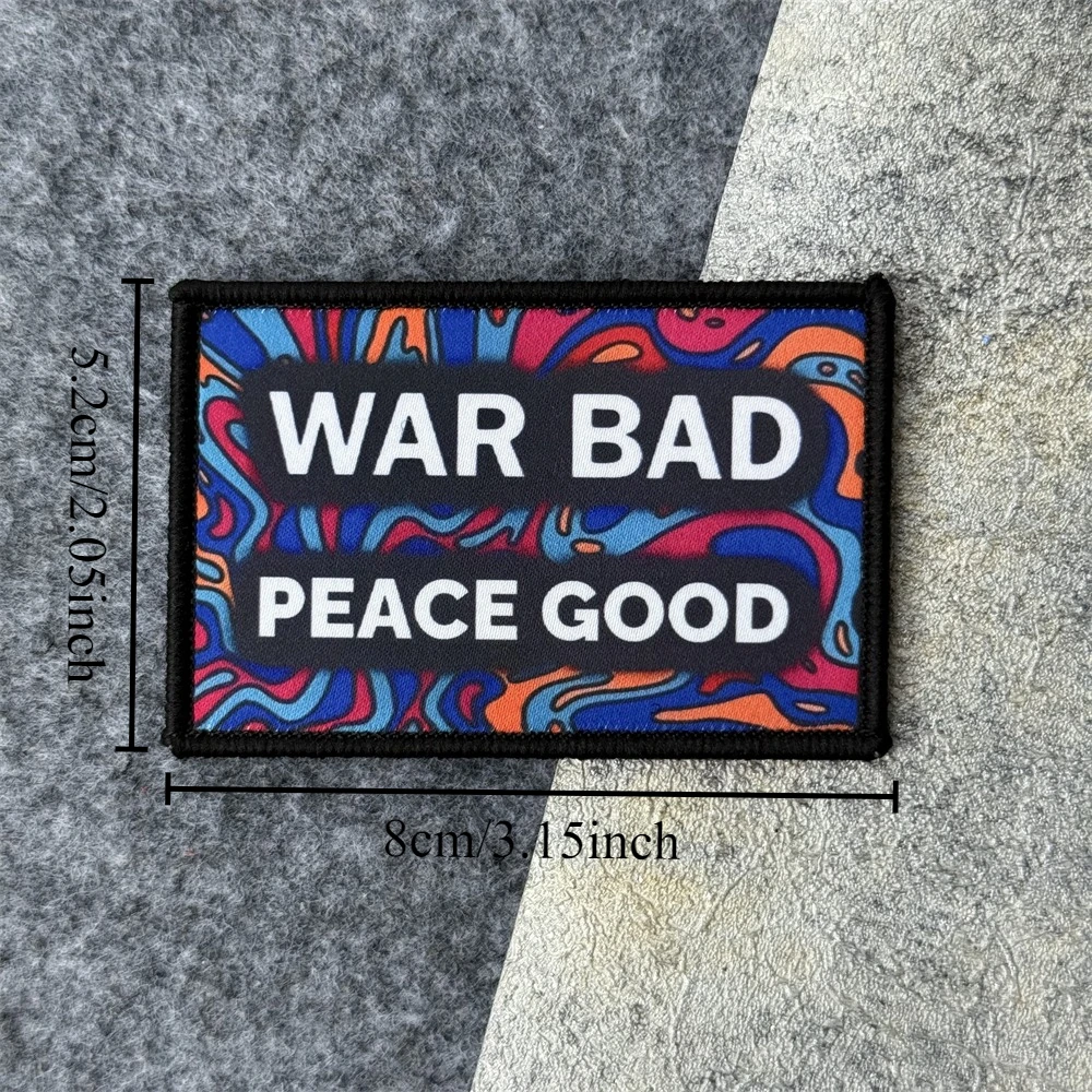 Parche táctico bordado John 3:16 War Bad para chaleco - imagen 5