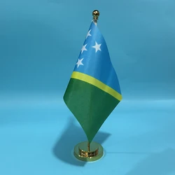 Bandera de escritorio Islas Salomón, poliéster para oficina