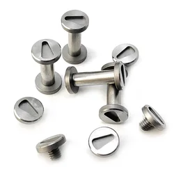 Tornillos M4 inox 416 CNC para cuchillería y remaches de bloqueo