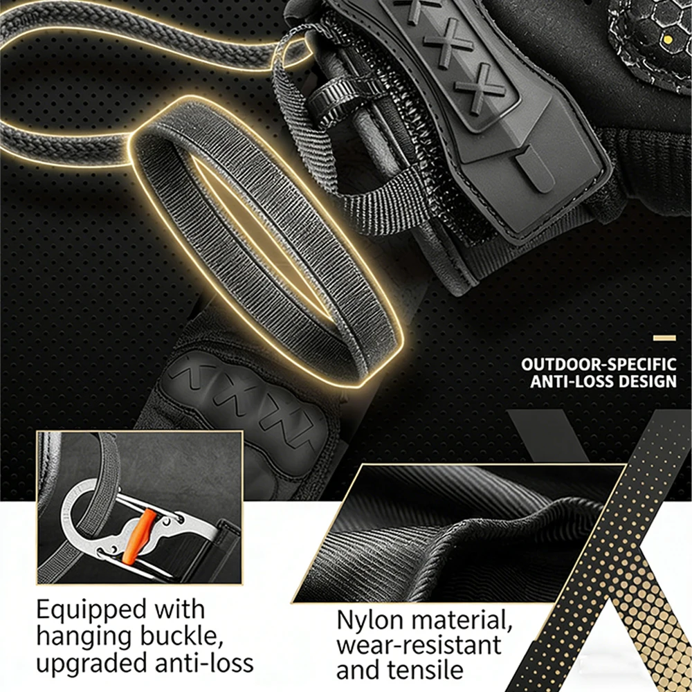 Guantes tácticos con pantalla táctil y antideslizantes Airsoft