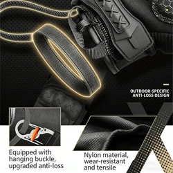 Guantes tácticos con pantalla táctil y antideslizantes Airsoft