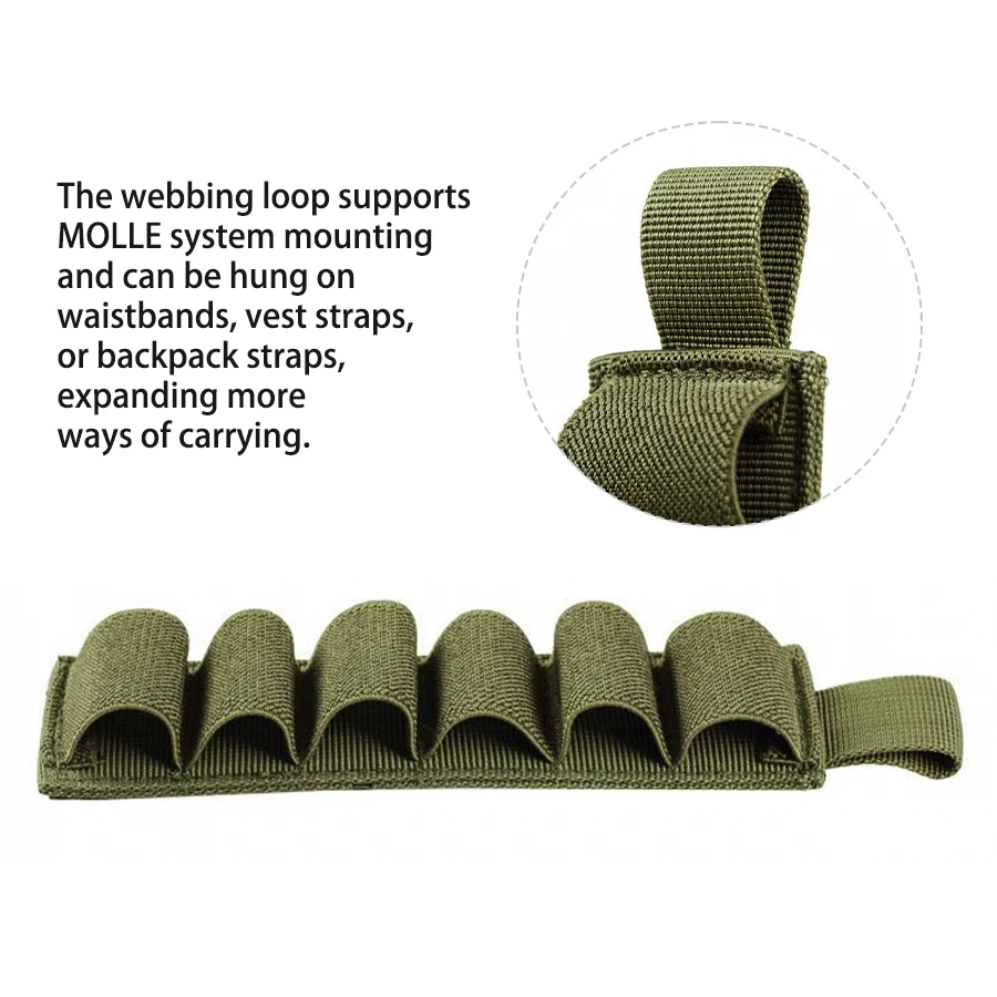 Bolsa MOLLE de caza para accesorios y herramientas con orificios - imagen 3