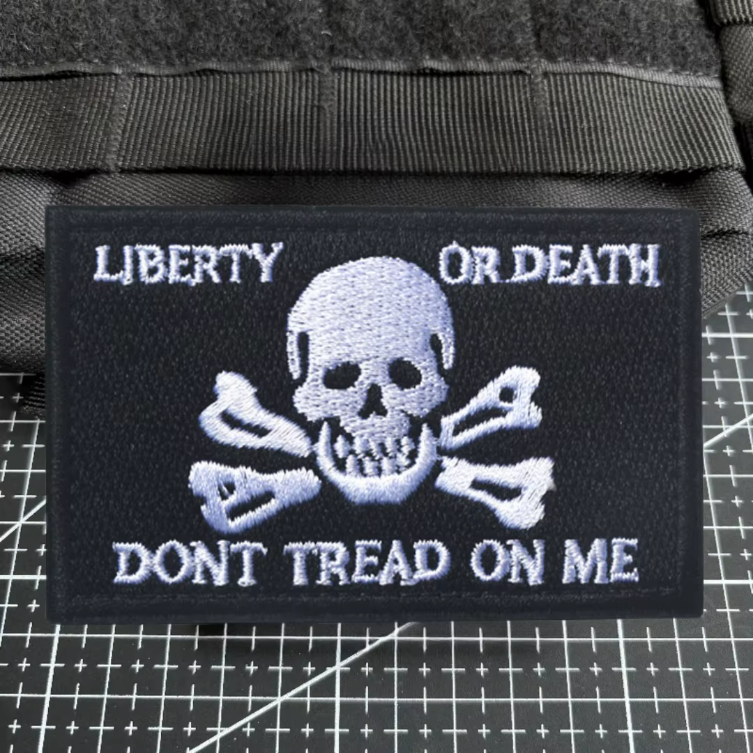 Liberty or Morath Don't Tread On Me parche moral bordado táctico - imagen 5