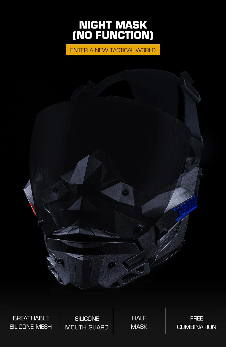 Vista frontal con diseño cyberpunk