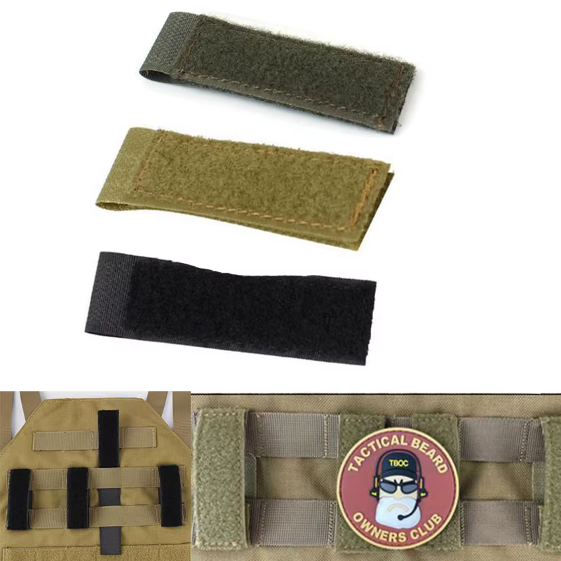 Adaptador MOLLE porta parches – Sistema gancho y bucle para chaleco