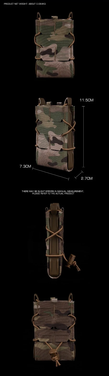 Sistema de sujeción MOLLE de la bolsa táctica Tiger Full Size V2