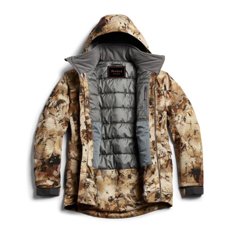 Chaqueta de caza táctica aislante camuflaje aire libre invierno
