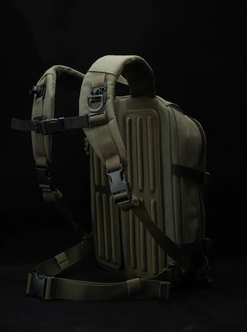 Mochila táctica ligera para senderismo doble correa y expansión rápida - imagen 3