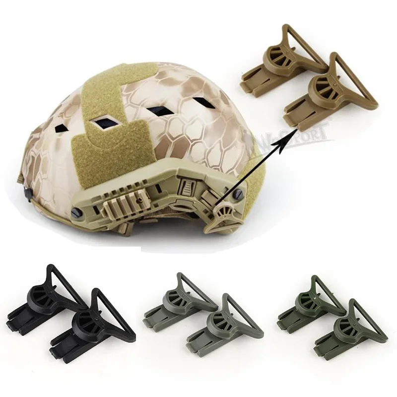 Accesorio de montaje para casco táctico en actividades outdoor