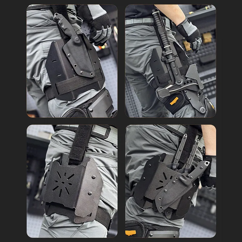 Funda táctica pierna extracción rápida con retención envolvente - imagen 5