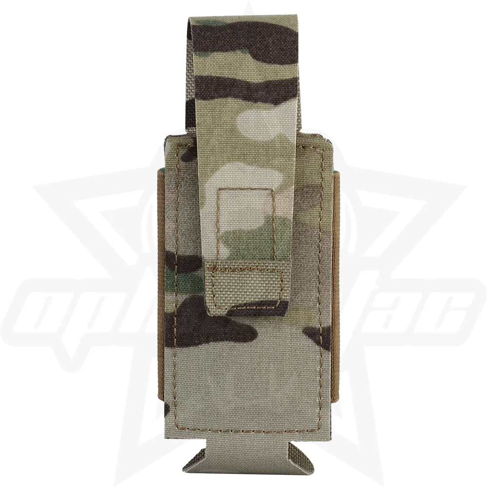 Ejemplo de bolsa montada en chalecos MOLLE