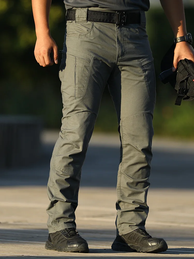 Tom X5 pantalones tácticos hombre holgados bolsillos resistentes