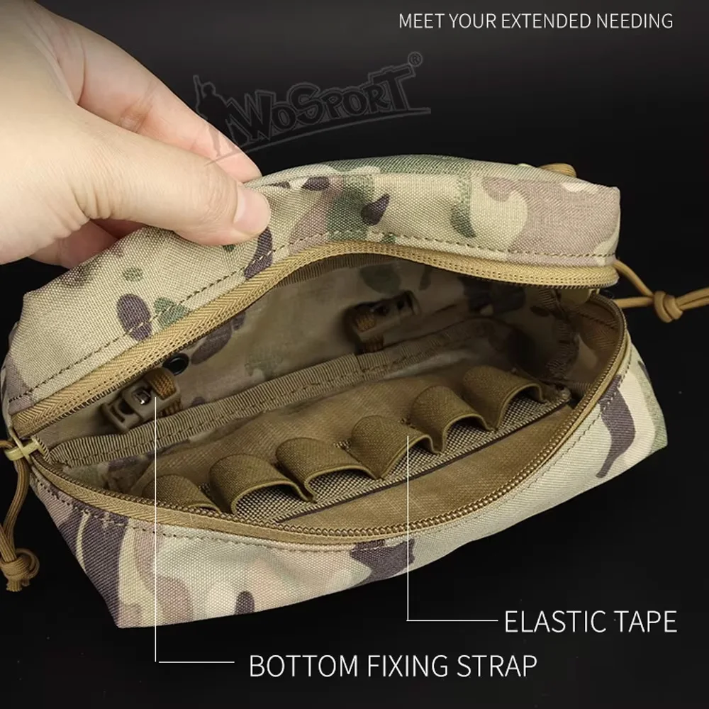 Bolsa táctica colgante MOLLE para portaplacas con riñonera - imagen 4