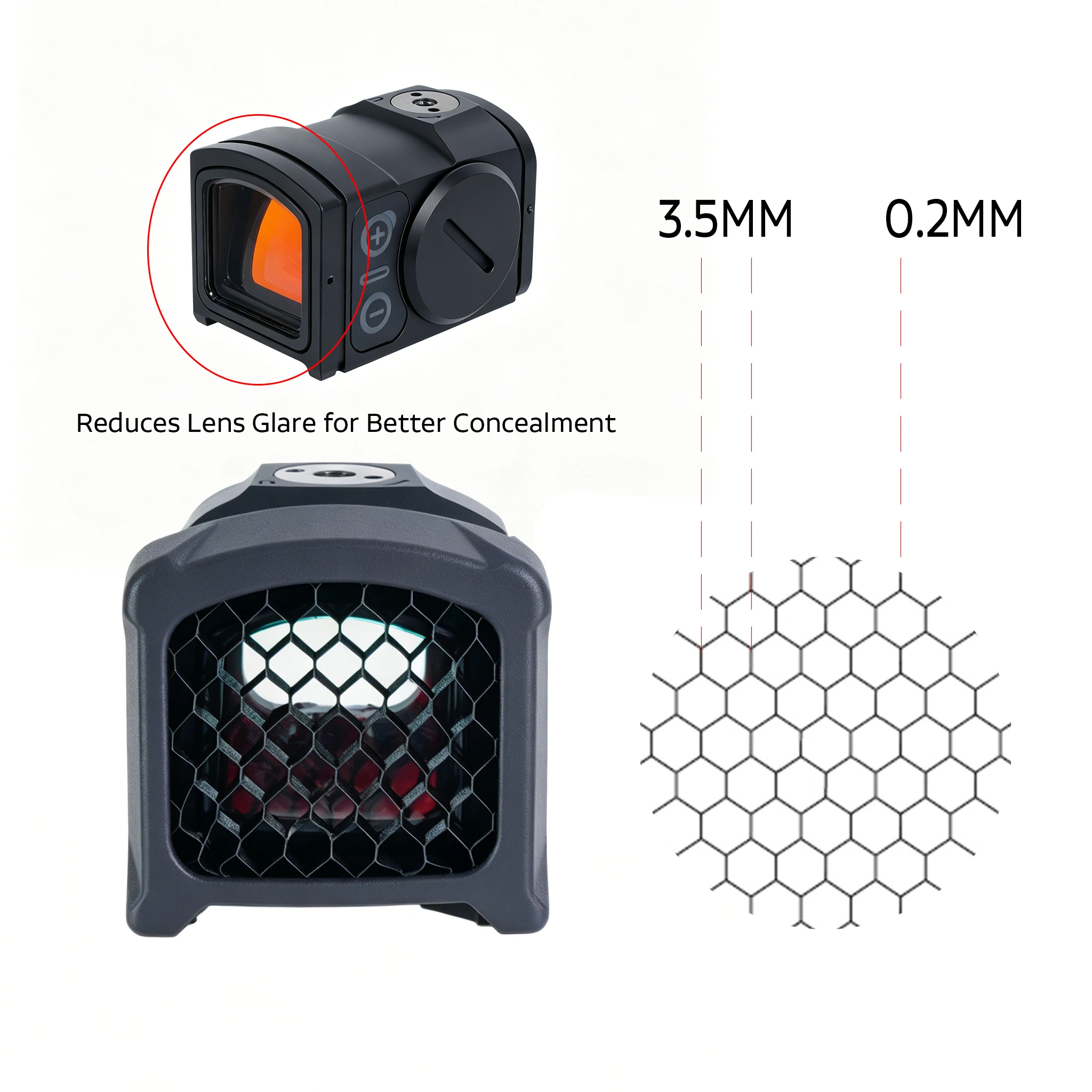 Killflash antideslumbrante para mira punto rojo SPECOPTICS A-RO P Style - imagen 5