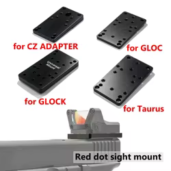 Adaptador óptico Red Dot para pistolas CZ Shadow 2, CZ 75 y GLOCK
