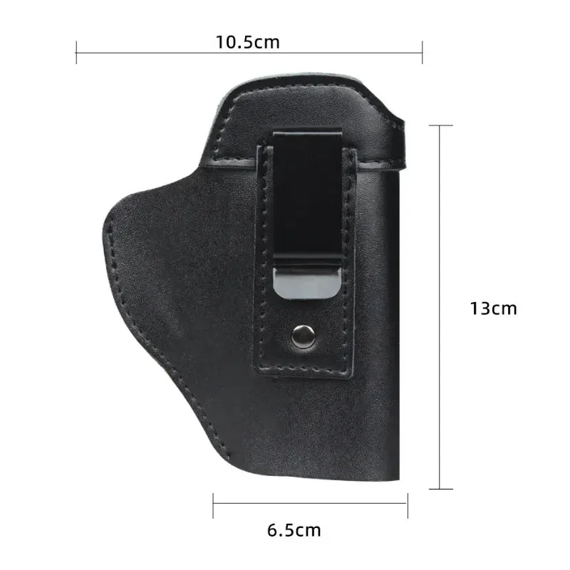 Funda táctica cuero IWB para Glock 17 19 43X y Sig P365 airsoft