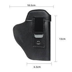 Funda táctica cuero IWB para Glock 17 19 43X y Sig P365 airsoft