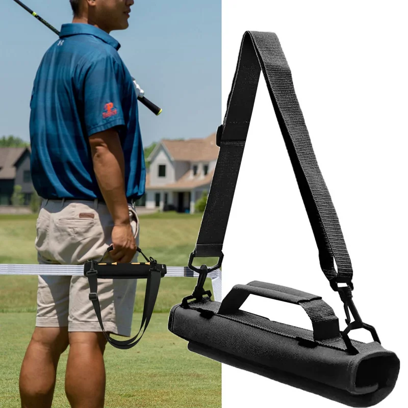 Bolsa de golf portátil ligera con correa de hombro, práctica
