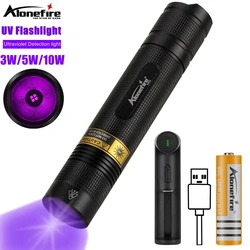 Linterna UV 365nm detector de urine mascotasminerales