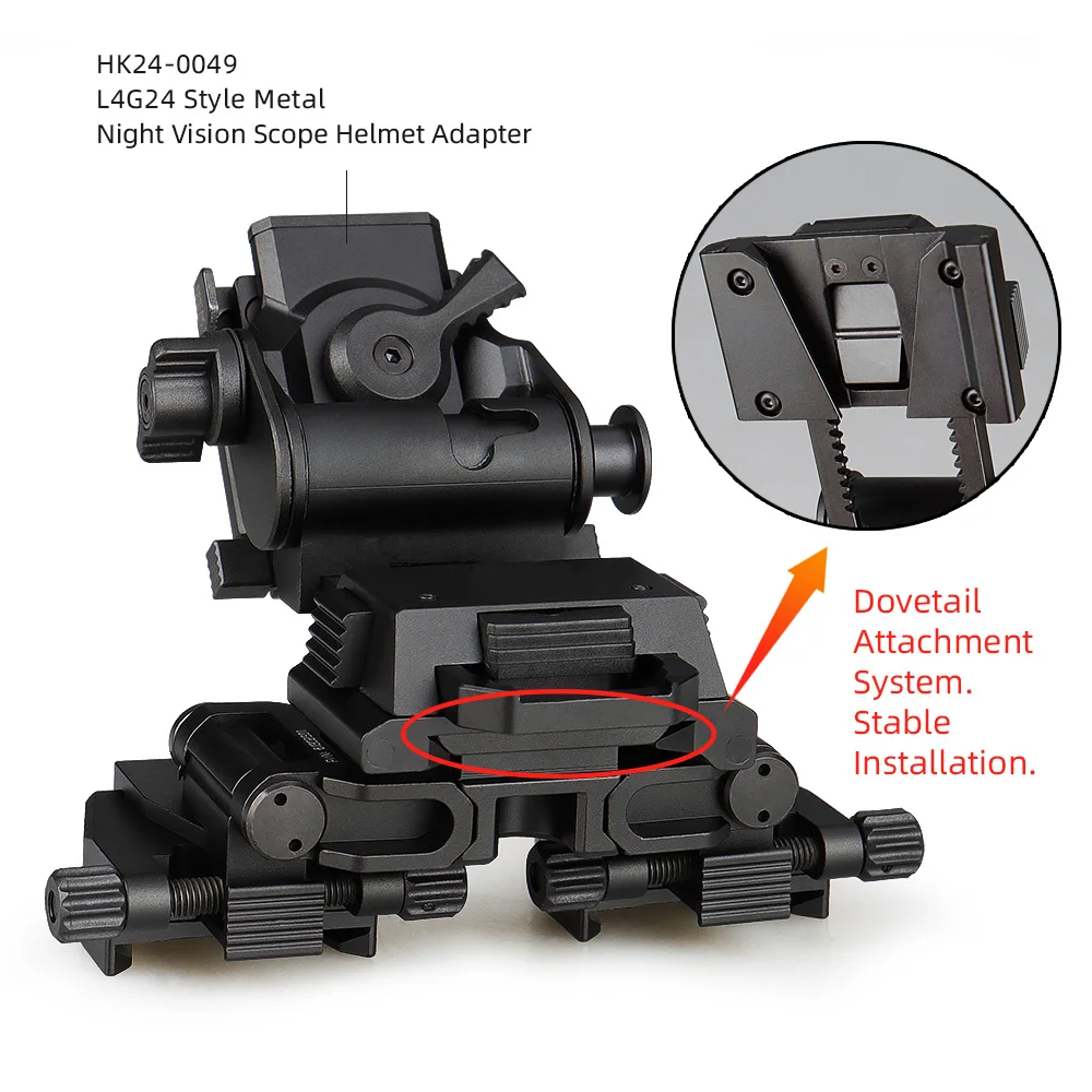 Puente binocular PVS-14 tipo Dovetail para visión nocturna - imagen 4
