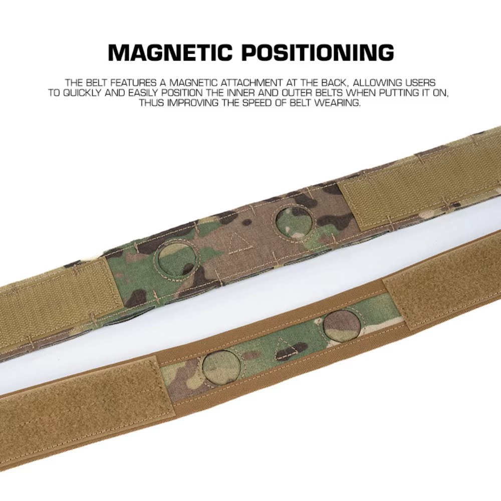 Cinturón táctico MOLLE magnético de liberación rápida compatible RTI M - imagen 3