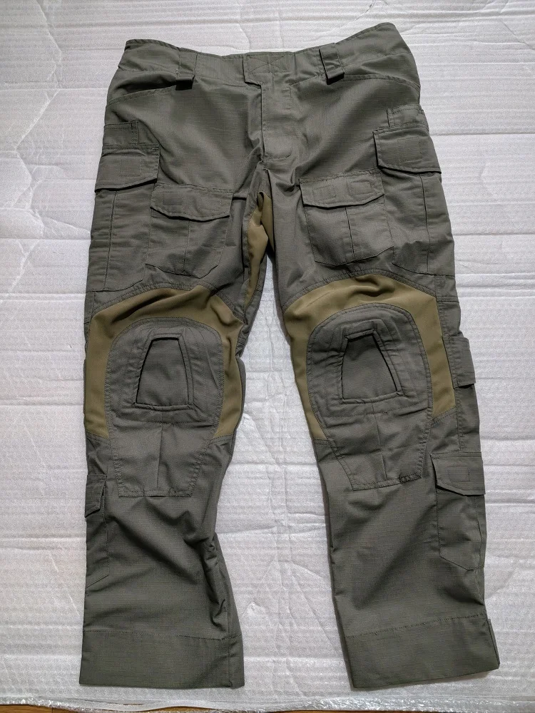 Pantalones tácticos G3 verdes de caballería, ropa de trabajo