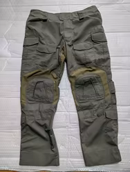 Pantalones tácticos G3 verdes de caballería, ropa de trabajo