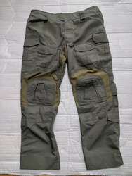 Pantalones tácticos G3 verdes de caballería, ropa de trabajo