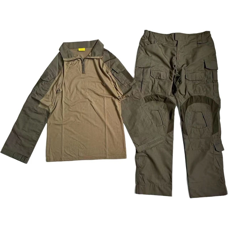 Traje táctico GEN3 caballería verde piel de rana para adiestramiento - imagen 5