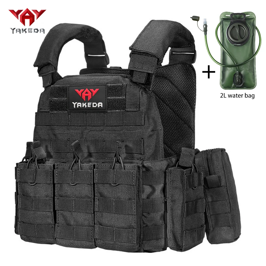Chaleco táctico YAKEDA con bolsa de agua y montaje modular - imagen 2