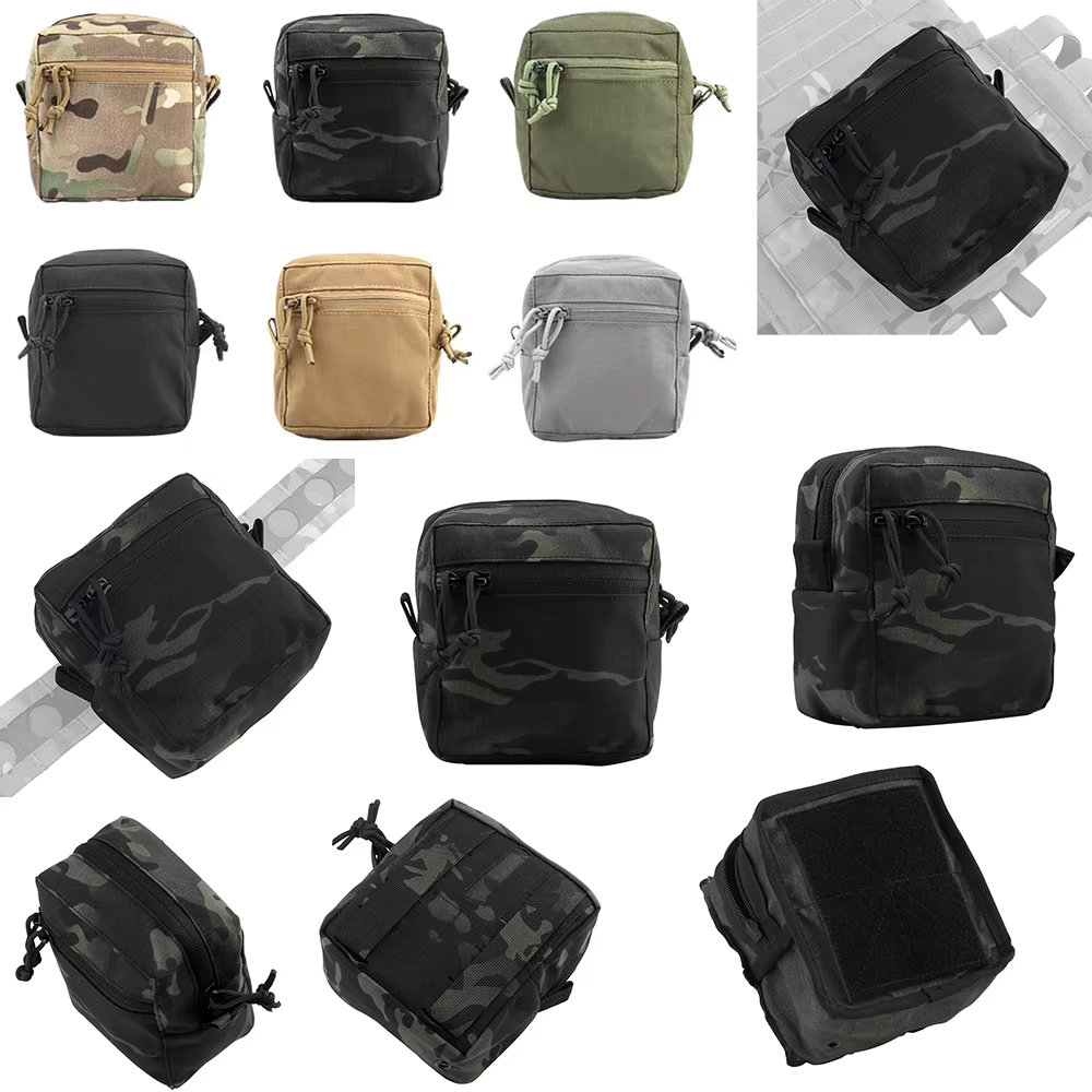 Bolsa táctica MOLLE utilitaria ligera para cinturón y exteriores - imagen 2