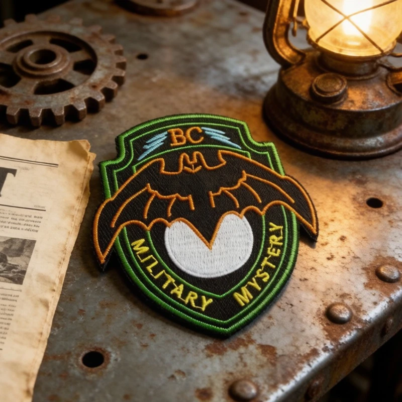 Parche táctico gancho y bucle escudo BC Misterio Militar para mochila - imagen 4