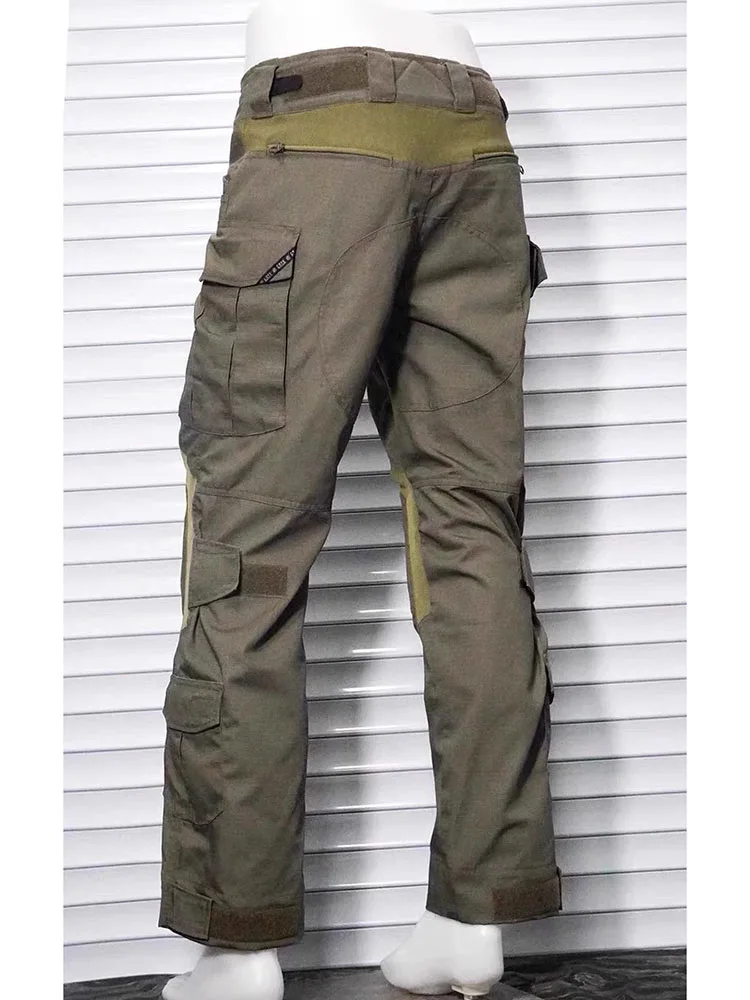 Caballería pantalón táctico de trabajo militar ventilado verde - imagen 2