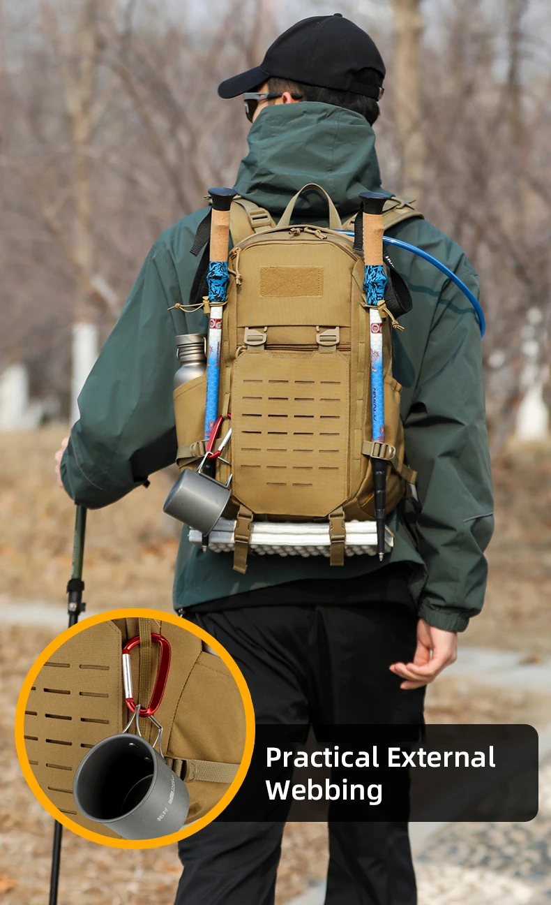 Detalle del sistema Molle y diseño de paneles