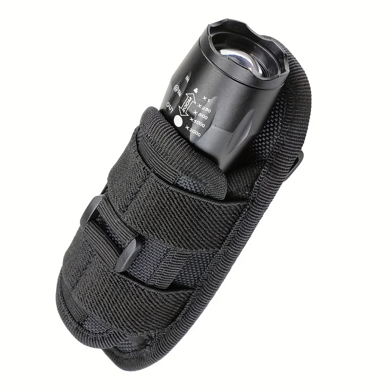 Funda táctica para linterna con soporte giratorio 360º caza - imagen 4