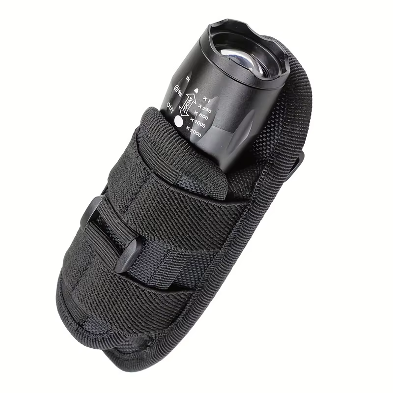 Funda táctica para linterna con soporte giratorio 360º caza - imagen 4