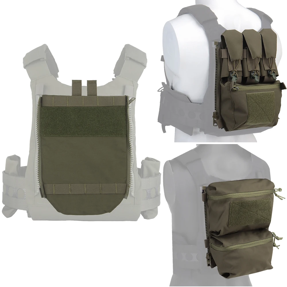Chaleco táctico V5 FCPC portaplacas con bolsa de agua y cargadores - imagen 4