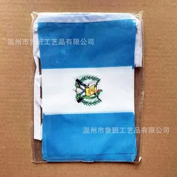 Banderines Guatemala para guirnalda en fiesta y festival