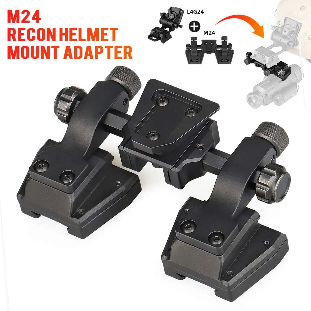 Adaptador de montaje en cola de milano para casco NVG
