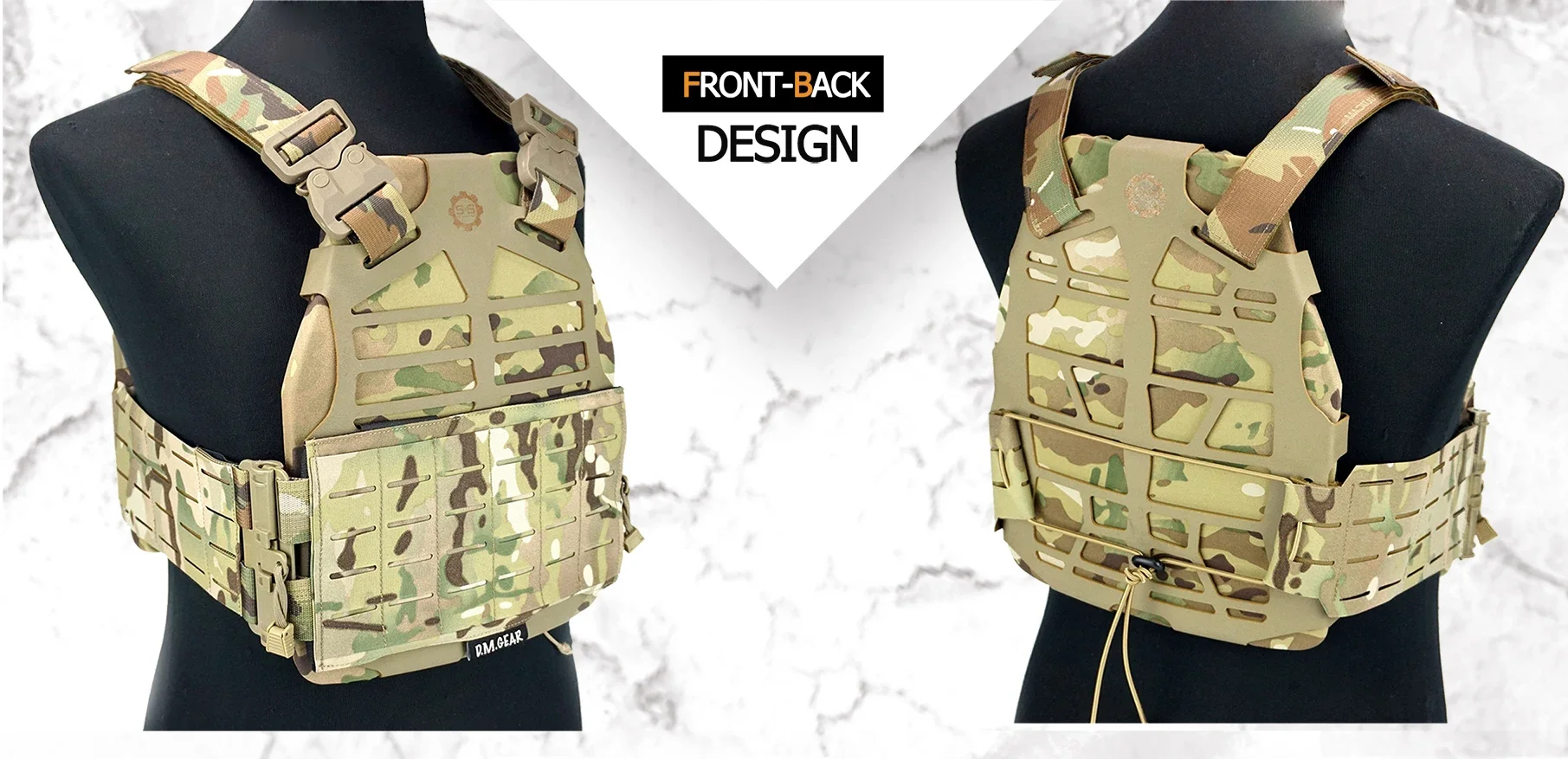 D.M.GEAR PlateFrame 2.0 – Portaplacas liberación rápida - imagen 3